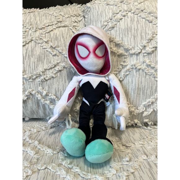 Spider Gwen 14” Plush with Lights and Sounds Marvel City Swinging Ghost Spider - Picture 1 of 7